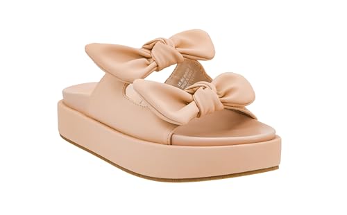 Corkys Footwear Women's Lil Bit Knotty 1.5-Inch Platform Sandal - Featuring Two Straps Adorned With Bows And A Lightly Cushioned Insole For All Day Wear