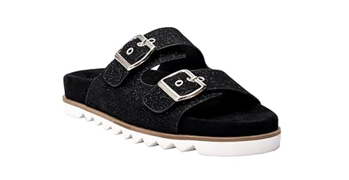 Corkys Footwear Women's Dash Sandals - Featuring Two Straps With Adjustable Buckles, A Soft Lined and Cushioned Insole, and All Day Wear - Chic and Trendy