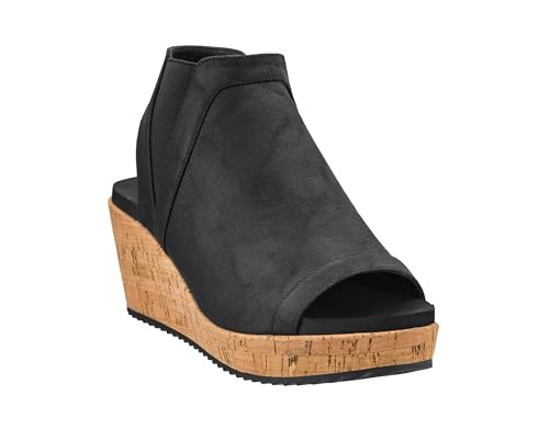 Corkys Footwear Easy Now 2.5-Inch Heel Wedges with Memory Foam Insoles and a Slip-In Design with Stretchy Panels – Cute, Comfortable, and Stylish