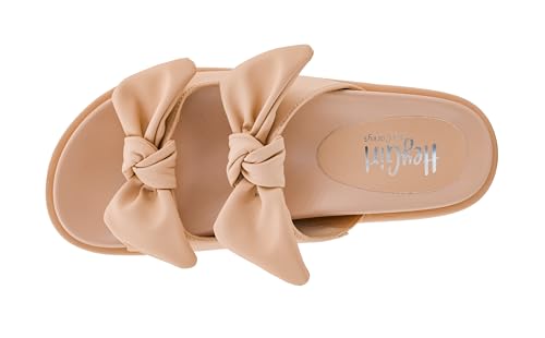 Corkys Footwear Women's Lil Bit Knotty 1.5-Inch Platform Sandal - Featuring Two Straps Adorned With Bows And A Lightly Cushioned Insole For All Day Wear