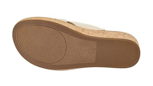 Corkys Footwear The Peace Out 2.5-Inch Woven Strap Wedge - Trendy and Chic Strap Design, Comfortable, Lightweight, and Durable Summer Wedges for Versatile Fashion