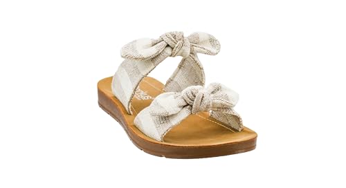 Corkys Footwear Women's Take A Bow Sandals - Where Comfort Meets Chic with Lightweight Feel, Two Straps With a Dainty Bow Detail, And Comfortable Insoles