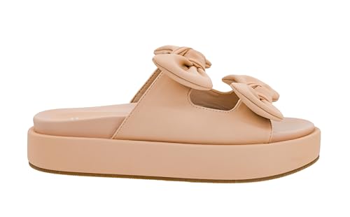 Corkys Footwear Women's Lil Bit Knotty 1.5-Inch Platform Sandal - Featuring Two Straps Adorned With Bows And A Lightly Cushioned Insole For All Day Wear