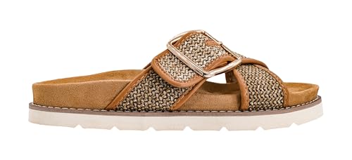 Corkys Footwear Hey Girl Womens Booked Sandals - Featuring Unique Criss-Cross Straps With Adjustable Buckles - Stylish and Comfortable for Everyday Wear