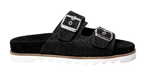 Corkys Footwear Women's Dash Sandals - Featuring Two Straps With Adjustable Buckles, A Soft Lined and Cushioned Insole, and All Day Wear - Chic and Trendy