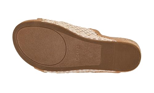 Corkys Footwear Womens Main Squeeze Wedge - Featuring a 2.5-Inch Wedge, Two Fully Adjustable Rhinestone Buckles, Comfortable EVA Insoles for All-Day Wear