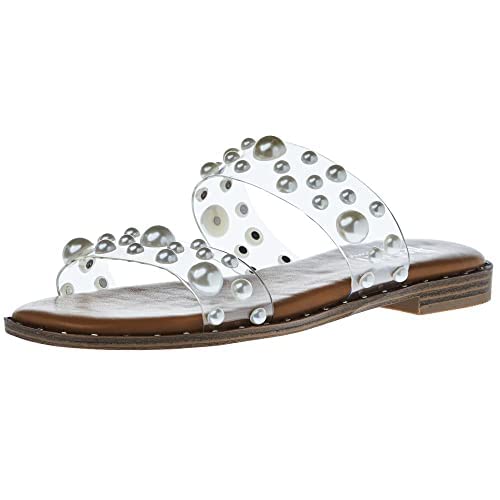 Corkys Footwear 41-0154-CLER Women's Corky Marie Clear Clear 9 B