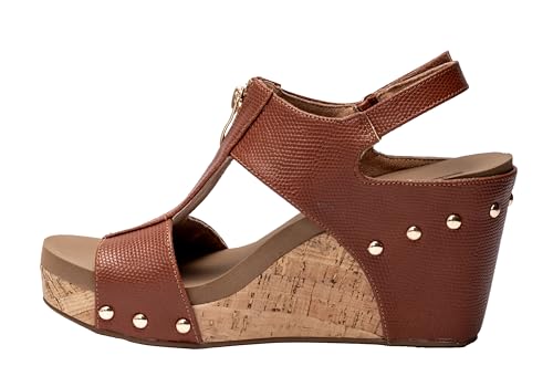 corkys zip it good cognac sz 10