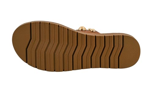 Corkys Footwear Womens Bad Romance Sandals - Featuring Dome Embellished Straps, And An Easy Slip-On Design - Stylish and Comfortable for Everyday Wear