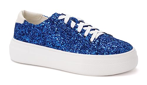 Corkys Womens Glaring Platform Sneakers Casual Shoes Casual - White
