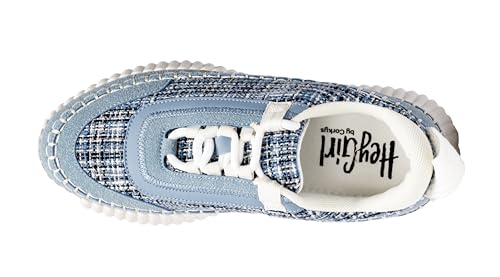 Corkys Footwear Hey Girl Womens Adventure Sneakers - with A 1.25-Inch Platform Sole, Cushioned Insoles for All Day Wear, and a Lace-Up Customizable Fit