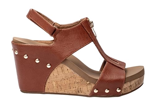 Corkys Footwear Zip It Good Womens 3.5" Wedge