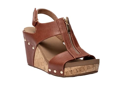 Corkys Footwear Zip It Good Womens 3.5" Wedge