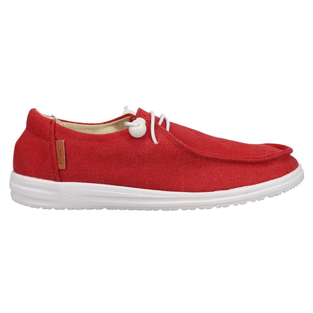 Corkys Womens Kayak Slip On Flats Casual - Red - Size 6 B