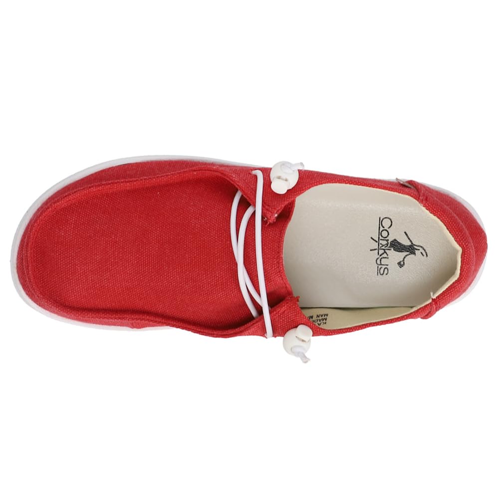 Corkys Womens Kayak Slip On Flats Casual - Red - Size 6 B