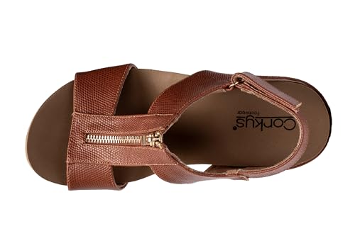Corkys Footwear Zip It Good Womens 3.5" Wedge