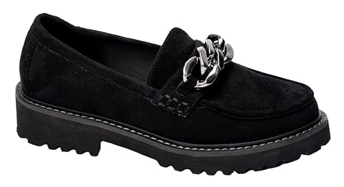 Corkys Footwear Women's Literally Loafer with 1.5 Chunky Heel