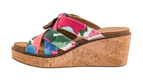 Corkys Footwear Women's Bowdacious 2.5-Inch Wedge - Features A Cork Heel, An Elegant Strappy Upper With A Unique Bow, And Memory Foam EVA Insoles For All Day Comfort