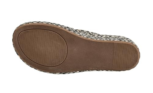Corkys Footwear Women's Golden Hour Wedge Sandals with 2.5-Inch Heel - Comfort-Enhancing EVA Insoles, All-day wear, and Stylish Raffia Straps With Cutouts