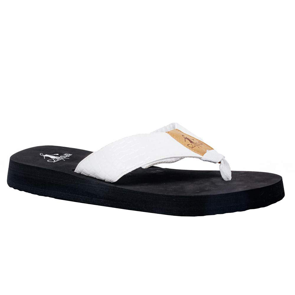 Corkys Footwear Womens Women Corkys Beach Ball Sandal 9 M White